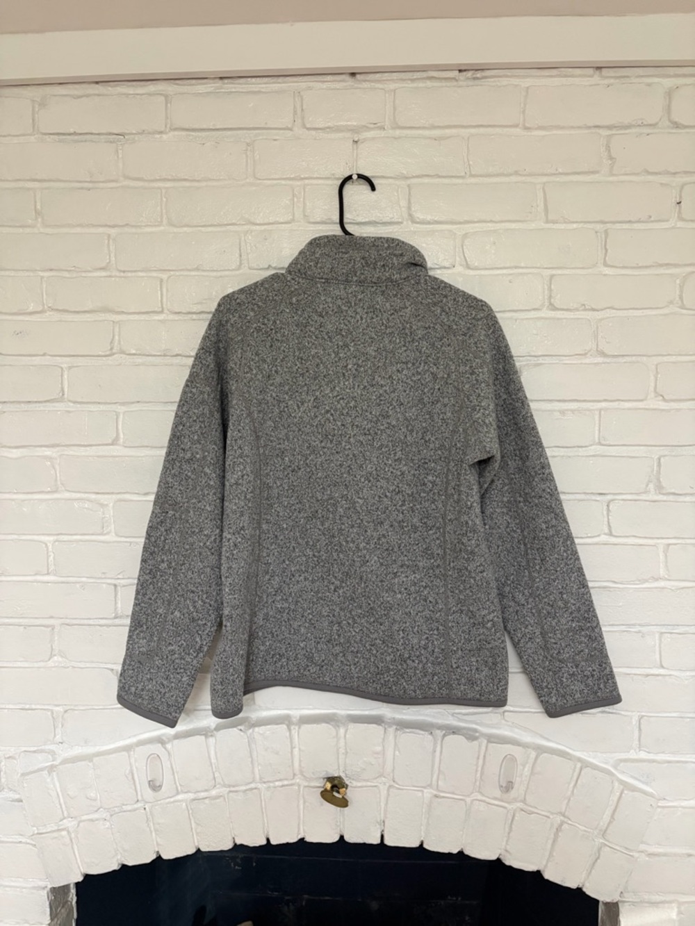 Women’s Patagonia better sweater size large gray pullover quarter zip - Picture 4 of 4